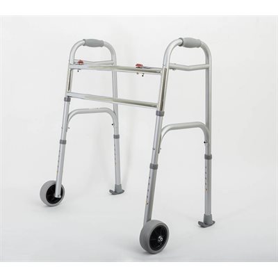 MARCHETTE ADULTE PLUS 35-41 , (1") ROUES 5" SKIS INCL.