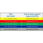 BALLON THERA-BAND VERT, 26 / 65 CM