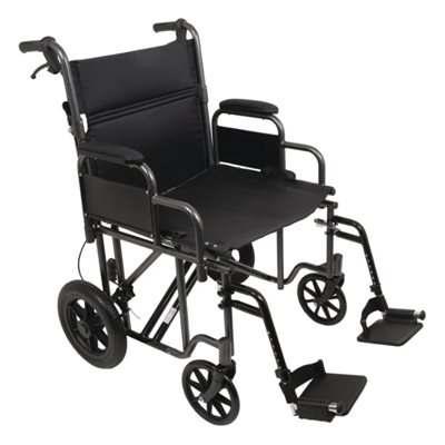 FAUTEUIL DE TRANSPORT BARIATRIQUE 22" CAP. 450 LB