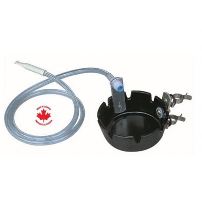 CENDRIER AVEC CLIPS / TUBE DE 36"