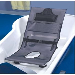 CHAISE DE BAIN HAMAC MEDIT. FIXE HOUSSE SANS OUVERTURE BLEU