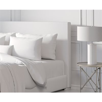 ENSEMBLE DE DRAPS PERCALE POLY-COTON 200 FILS