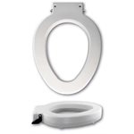 ELEVATION DE TOILETTE ALLONGEE BEMIS SANS COUVERCLE 500LB