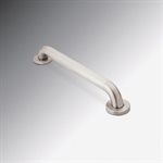 BARRE D'APPUI MURALE ACIER INOX / FINI STRIE / 24"