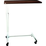 TABLE DE LIT EN "U" / MECANISME A RESSORT / 28"-45" / NOYER