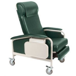 FAUTEUIL INCLINABLE WINCO CLINIQUE AVEC ROUES EN NYLONS