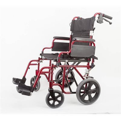 FAUTEUIL DE TRANSPORT BARIATRIQUE / 22" / CAP 400 LB