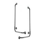 BARRE D'APPUI MURALE ANGLE ''L'' 16X24 GAUCHE