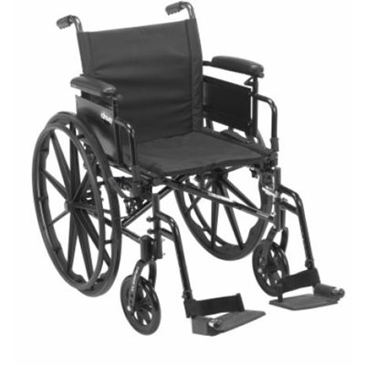 FAUTEUIL ROULANT LEGER CRUISER-X4 APPUIE-BRAS / APPUIE-PIEDS