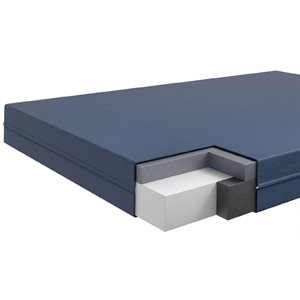 EVO HOUSSE MATELAS STD AVEC LOGO / FERMETURE ECLAIR