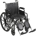 FAUTEUIL ROULANT SILVER SPORT 2 STANDARD BRAS DET / APP-PIEDS