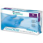 GANTS D'EXAMEN / NITRILE / BLEU / SANS POUDRE / OMNICROSS
