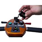 QUADRIPORTEUR TRANSIT 4 PLIABLE ELECTRIQUE AV / TELECOMMANDE